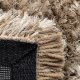 Tapis de prestige maron uni shaggy Adore par Ligne Pure