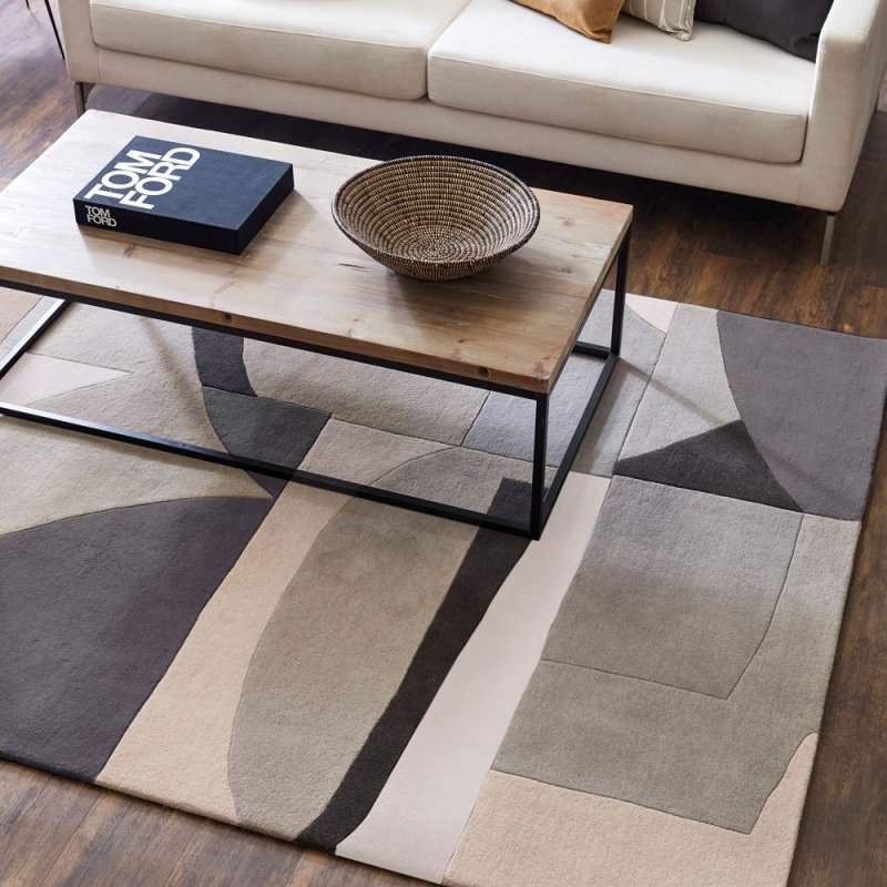Tapis multicolore 100% laine Bodegas Stone par Harlequin
