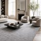 Tapis gris clair en viscose 275 x 350 cm par Inspiration Luxe Editions