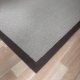 Tapis en laine camel 140 x 200 cm finition gansée