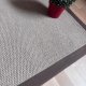 Tapis en laine camel 140 x 200 cm finition gansée