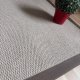 Tapis en laine camel 140 x 200 cm finition gansée