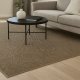 Tapis sur mesure beige aspect sisal (finition surjet)