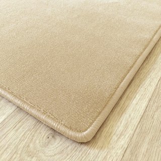 Tapis sur mesure en pure laine vierge Ivoire