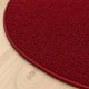 Tapis sur mesure rond en pure laine vierge Rouge impérial