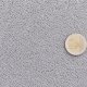 Tapis sur mesure rond en pure laine vierge gris clair
