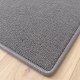 Tapis sur mesure en pure laine vierge gris foncé