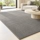 Tapis sur mesure en pure laine vierge gris foncé