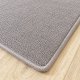 Tapis sur mesure en pure laine vierge gris moyen