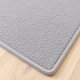 Tapis sur mesure en pure laine vierge gris clair