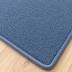 Tapis sur mesure en pure laine vierge bleu clair