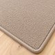 Tapis sur mesure en pure laine vierge beige