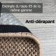 Tapis d'extérieur sur mesure beige en polypropylène