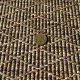 Tapis d'extérieur sur mesure beige en polypropylène