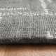 Tapis haut de gamme beige à motifs en laine et viscose fait main par Ligne Pure