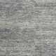 Tapis haut de gamme en viscose gris tissé à la main rectangulaire et fin par Ligne Pure.