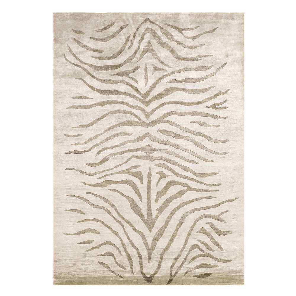 Tapis sur mesure zébré Silky par Angelo