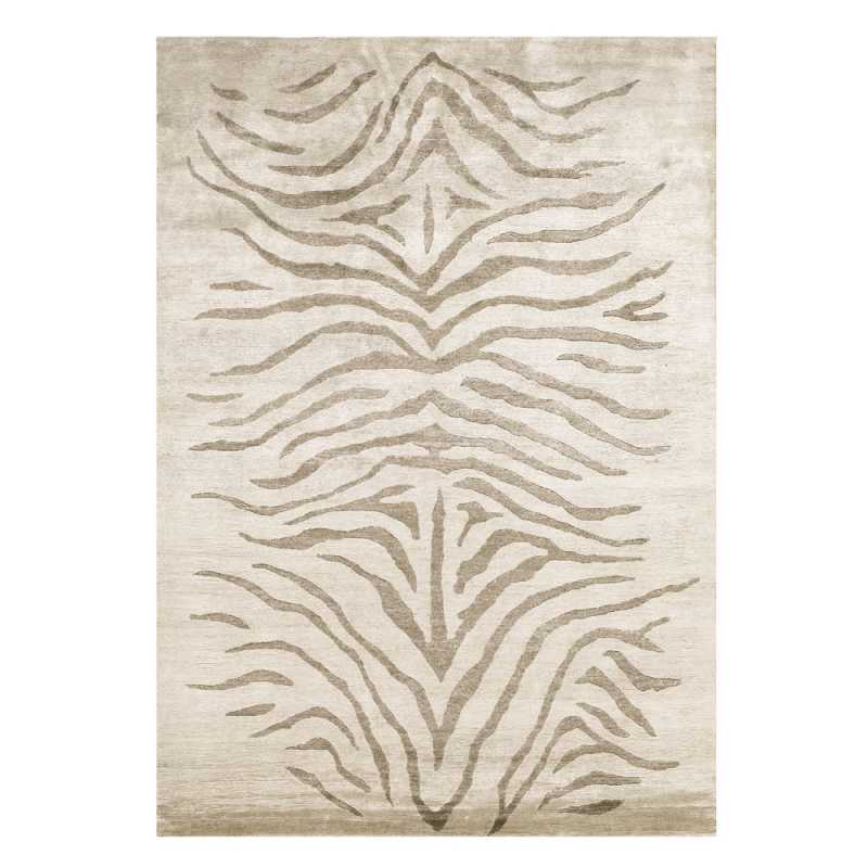 Tapis sur mesure zébré Silky par Angelo