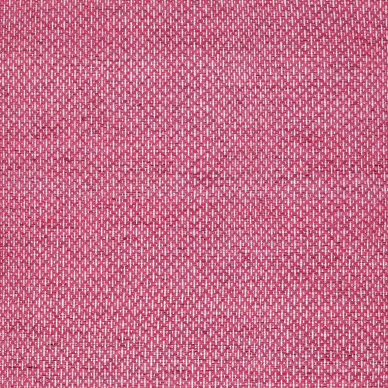 Tapis rose haut de gamme en laine teintée tissée à la main motifs losanges Mic Mac par Angelo