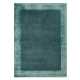 Tapis moderne gris en laine et viscose