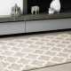 Tapis haut de gamme beige et blanc cassé Artisan Sand par Joseph Lebon