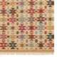 Tapis design kilim à motifs multicolore en laine et jute