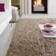 Tapis haut de gamme beige Plume Clay par Joseph Lebon