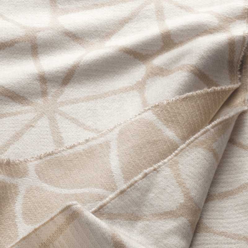 Plaid moderne beige clair et foncé par Esprit Home