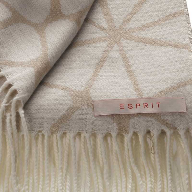 Plaid moderne beige clair et foncé par Esprit Home