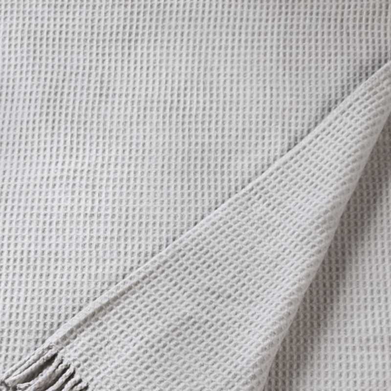 Plaid contemporain rayé blanc et vert Esprit Home