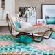 Plaid moderne beige clair et foncé par Esprit Home
