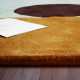 Tapis de luxe contemporain beige et marron Moon par Carving