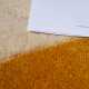 Tapis de luxe contemporain beige et marron Moon par Carving