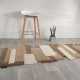 Tapis de luxe de couloir original beige Pebbles par Angelo