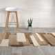 Tapis de luxe de couloir original beige Pebbles par Angelo