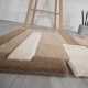 Tapis de luxe de couloir original beige Pebbles par Angelo