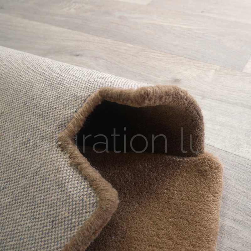 Tapis de luxe de couloir original beige Pebbles par Angelo