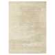 Tapis de luxe uni beige en viscose