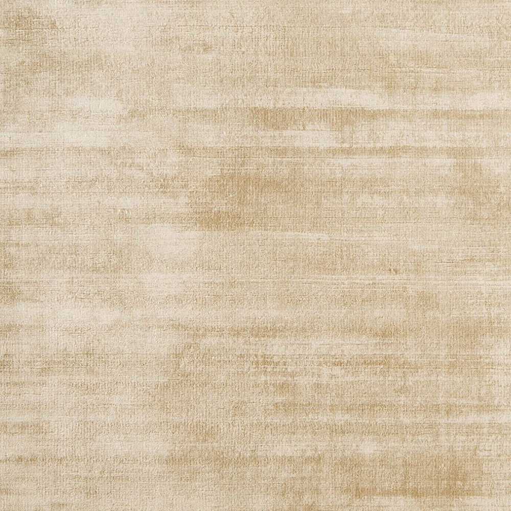 Tapis fin de prestige contemporain ivoire uni en viscose par Joseph Lebon