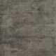 Tapis moderne haut de gamme taupe uni 100% viscose tissé à la main