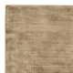 Tapis de prestige beige ocre en viscose effet légèrement doré tissé à la main