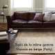 Tapis de prestige beige ocre en viscose effet légèrement doré tissé à la main