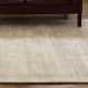 Tapis contemporain design beige en viscose